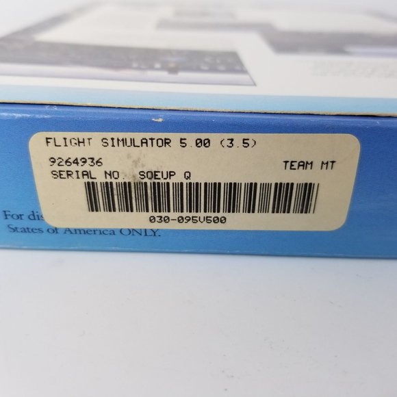 Microsoft Flight Simulator 5.0 PC Hard Disc Handbook Airplane School Computer - Picture 11 of 13